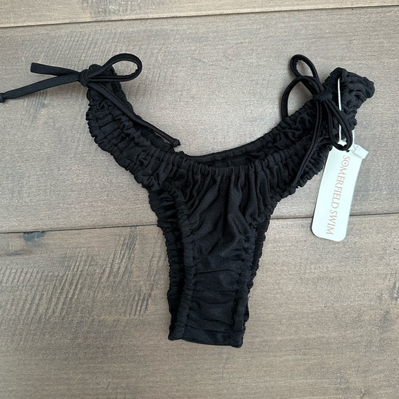 NWT Sommerfield Swim Wanda Cheeky Bathing Suit Bottoms - Onyx - Picture 8 of 8